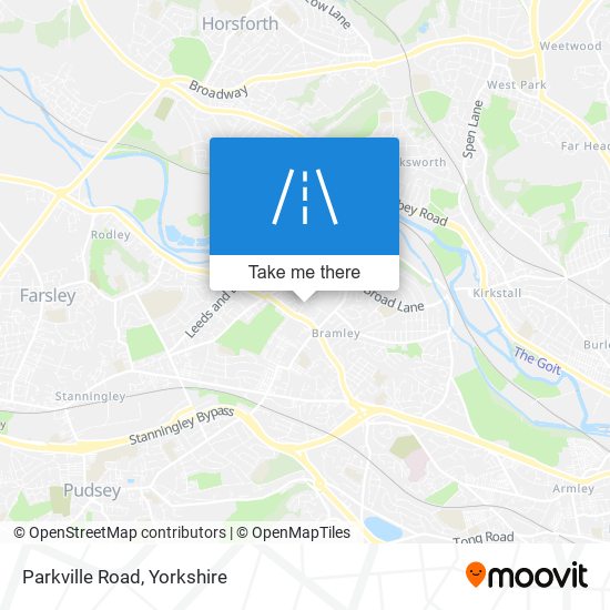 Parkville Road map