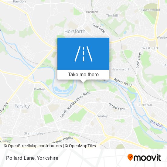 Pollard Lane map