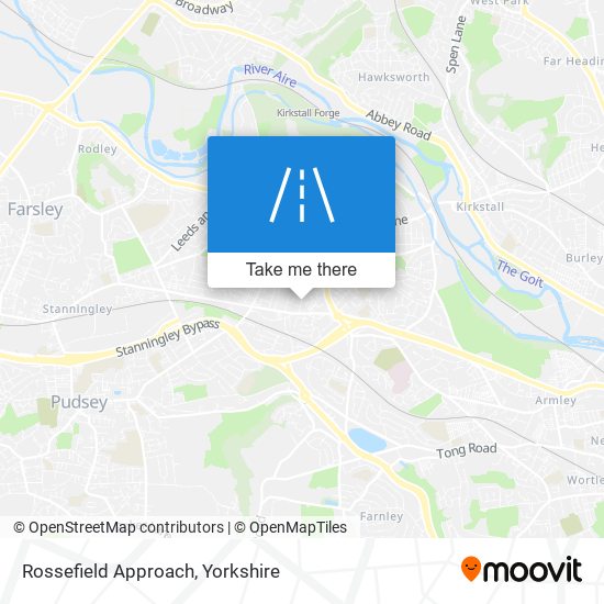 Rossefield Approach map