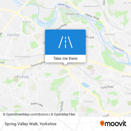 Spring Valley Walk map