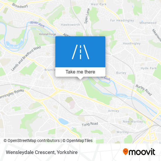 Wensleydale Crescent map