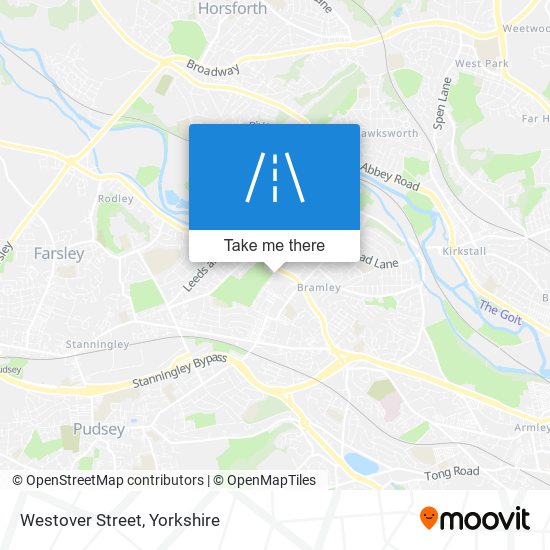 Westover Street map