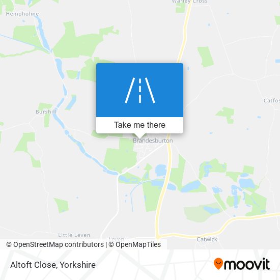 Altoft Close map