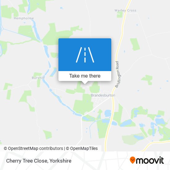 Cherry Tree Close map