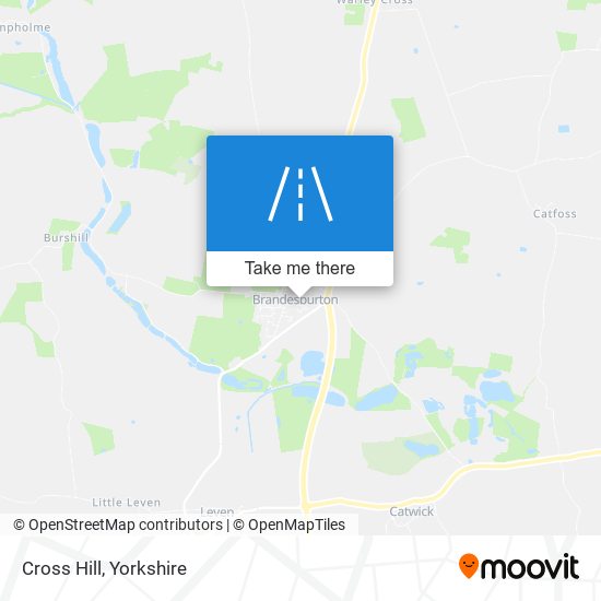 Cross Hill map