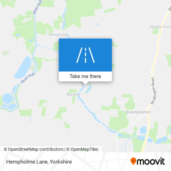 Hempholme Lane map