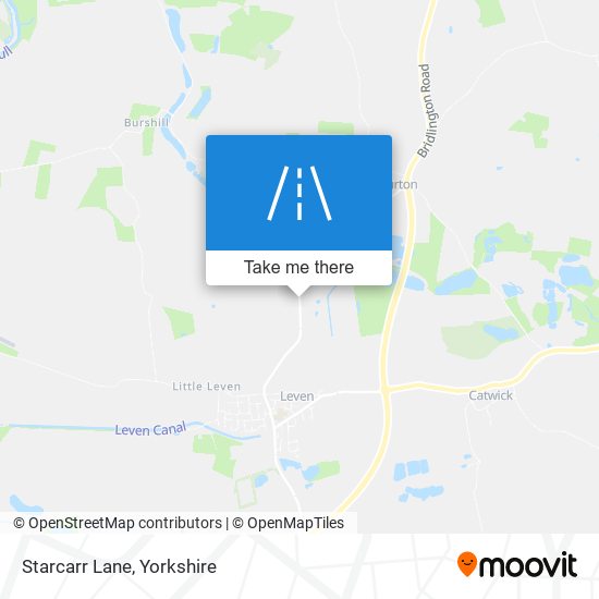 Starcarr Lane map