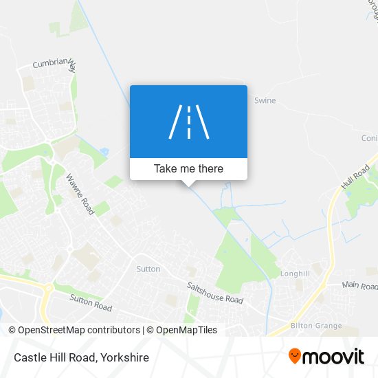 Castle Hill Road map