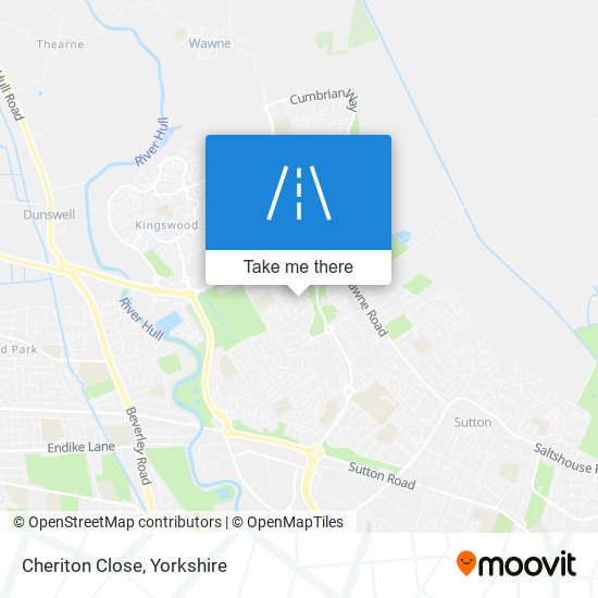 Cheriton Close map