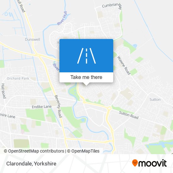 Clarondale map