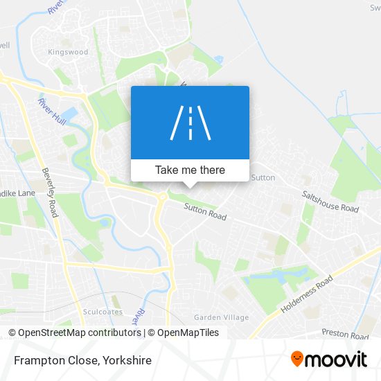 Frampton Close map
