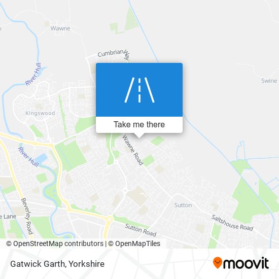 Gatwick Garth map