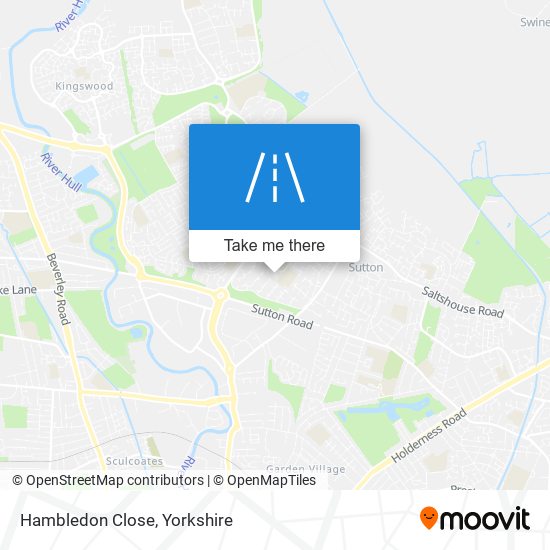 Hambledon Close map
