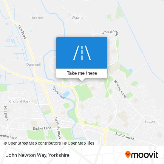 John Newton Way map