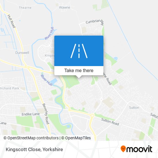 Kingscott Close map