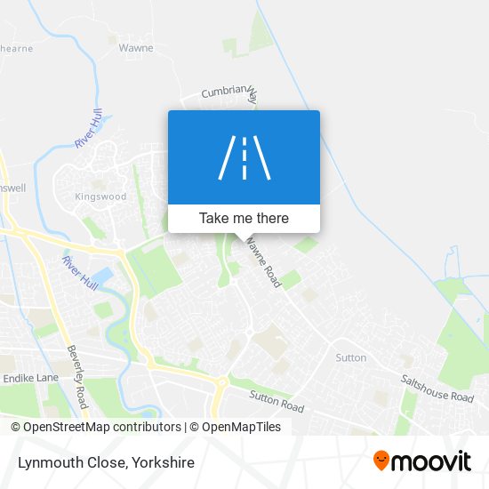 Lynmouth Close map