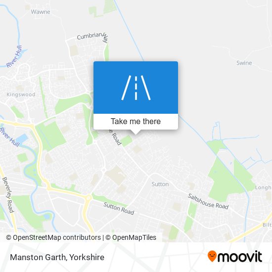 Manston Garth map
