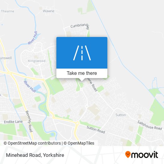 Minehead Road map
