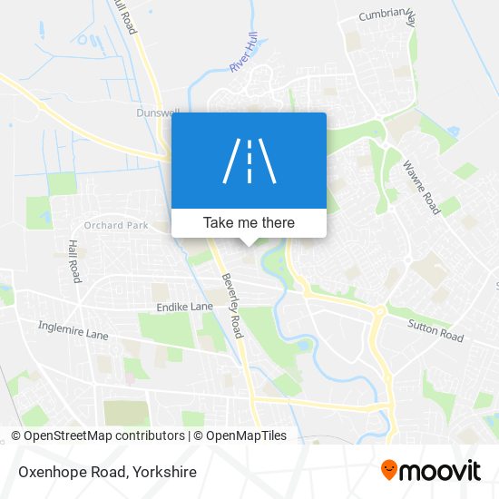 Oxenhope Road map