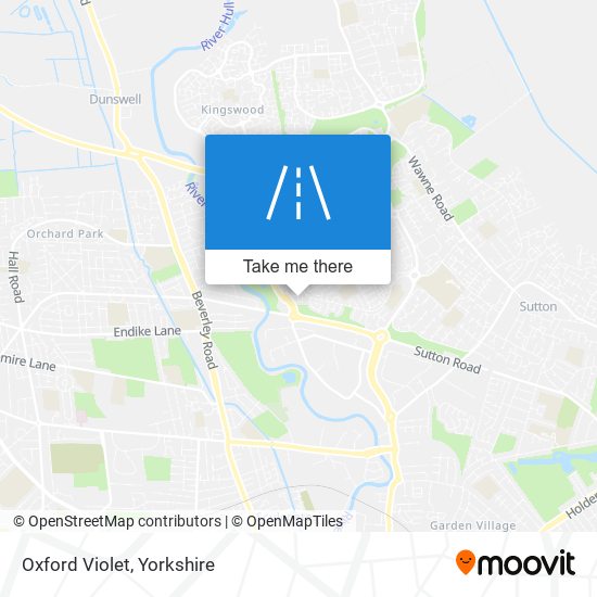 Oxford Violet map