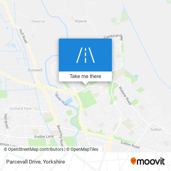Parcevall Drive map