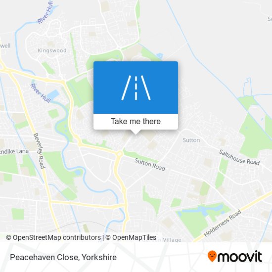 Peacehaven Close map