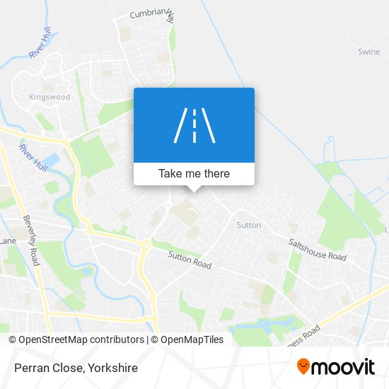 Perran Close map