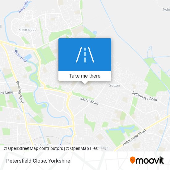 Petersfield Close map