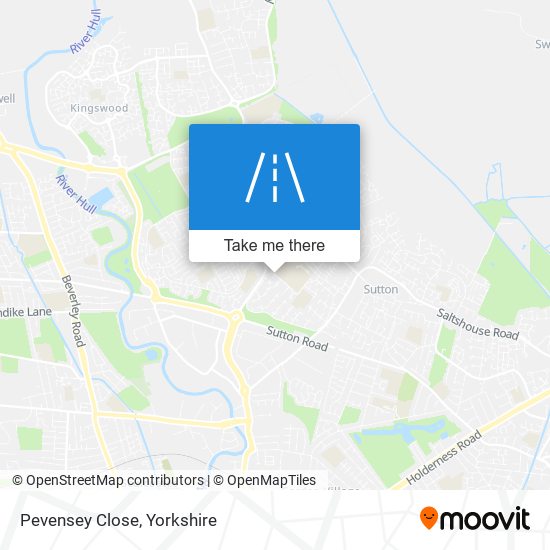 Pevensey Close map