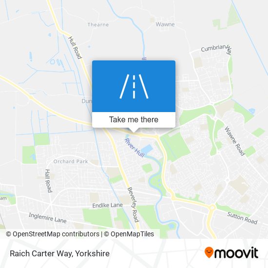 Raich Carter Way map