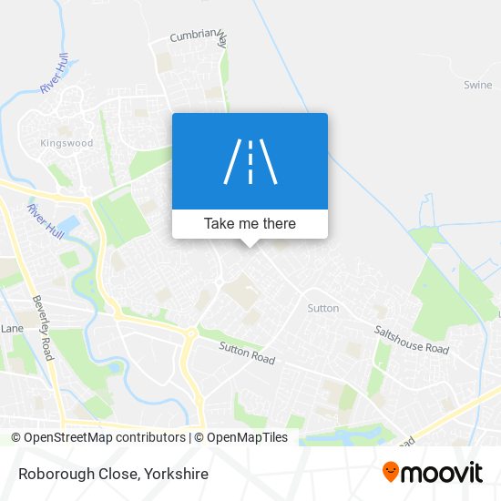 Roborough Close map