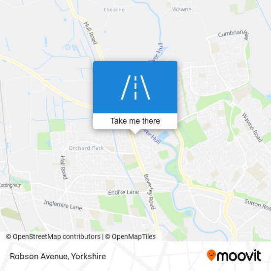Robson Avenue map