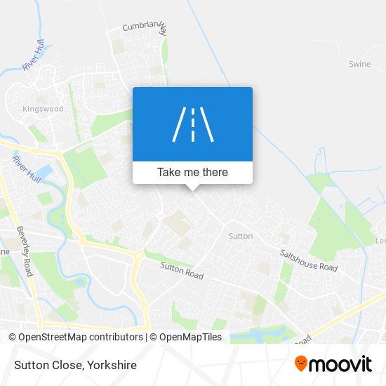 Sutton Close map