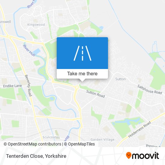 Tenterden Close map