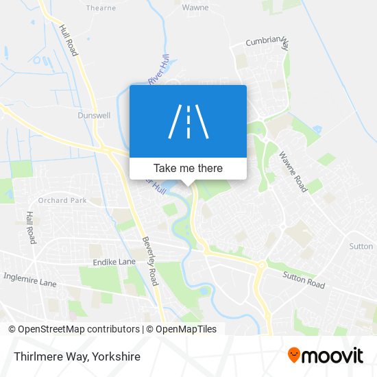 Thirlmere Way map