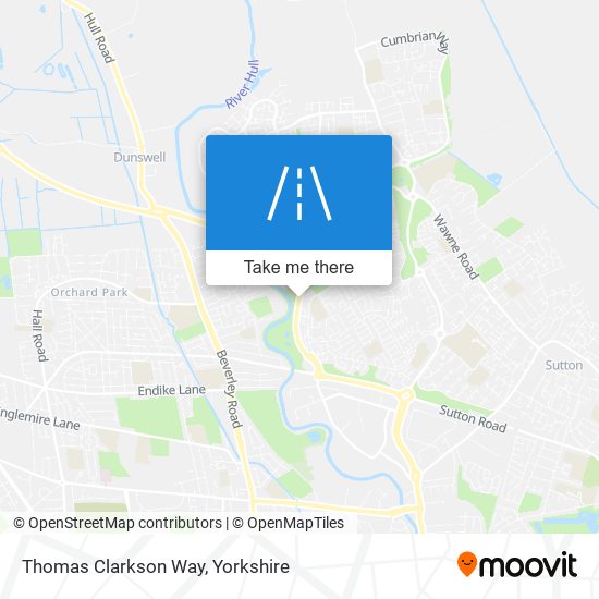 Thomas Clarkson Way map