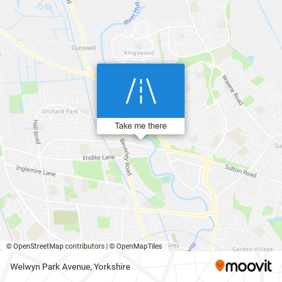 Welwyn Park Avenue map