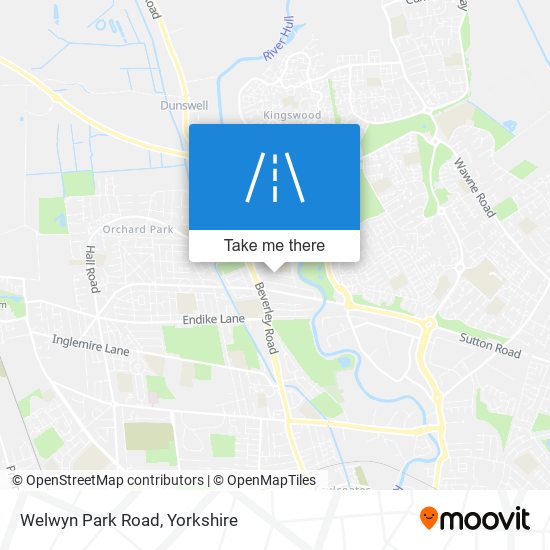 Welwyn Park Road map