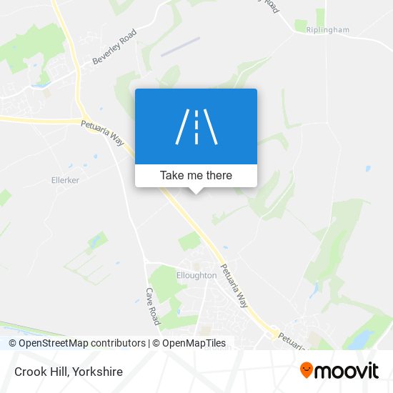 Crook Hill map