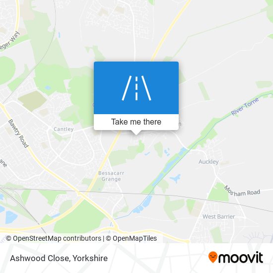 Ashwood Close map