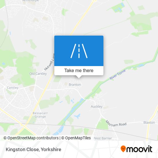Kingston Close map