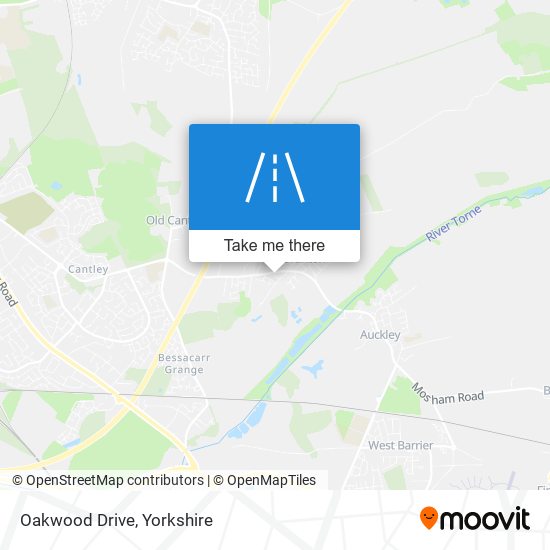 Oakwood Drive map