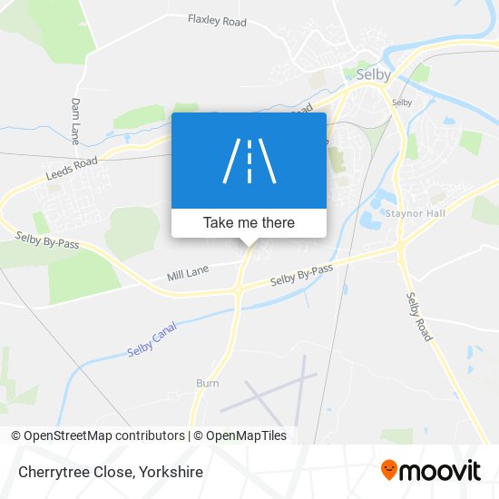 Cherrytree Close map