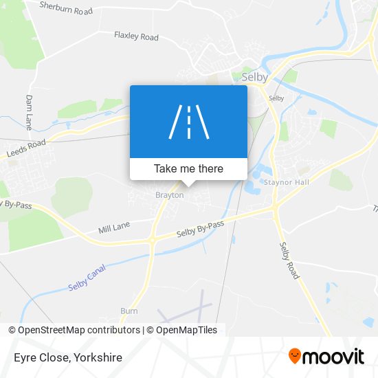 Eyre Close map