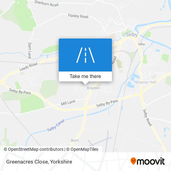 Greenacres Close map
