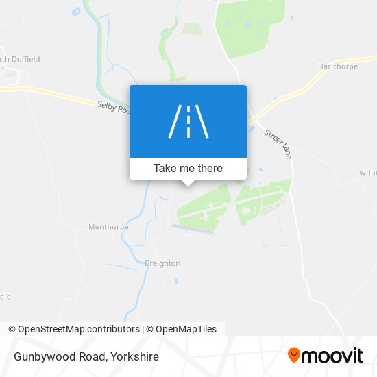 Gunbywood Road map