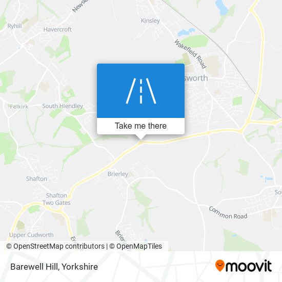 Barewell Hill map