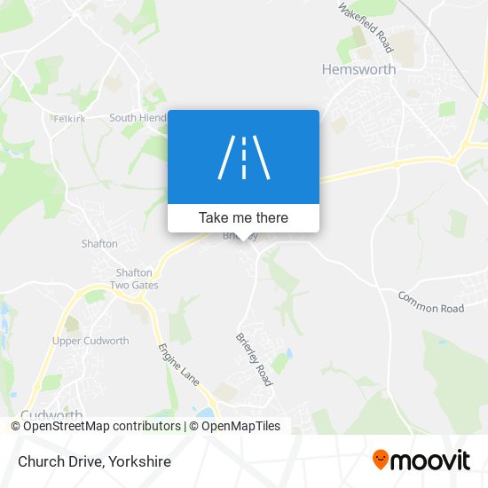 Church Drive map