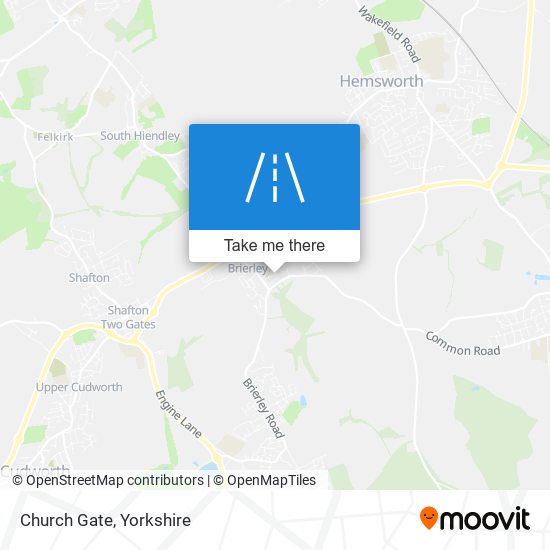 Church Gate map