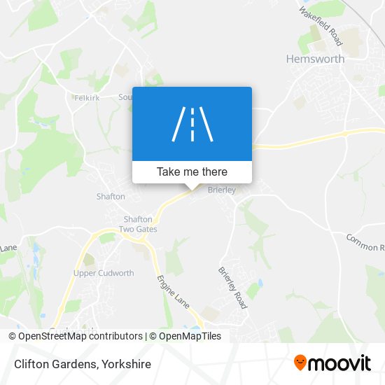 Clifton Gardens map